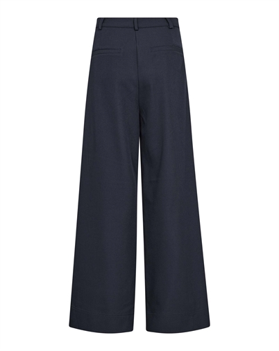 CoCouture - LunaCC Pleat Bukser - Navy 